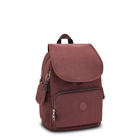 Kipling City Pack Ryggsäck Vinröda | SE 1408ZU